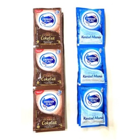 

Susu Kental Manis Bendera Frisian Flag Putih / Coklat Renceng (6x40gr) SKM