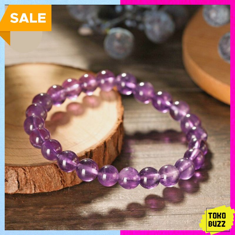 Gelang Amethyst Ametis Kecubung Chakra Energy Healing GEM-105