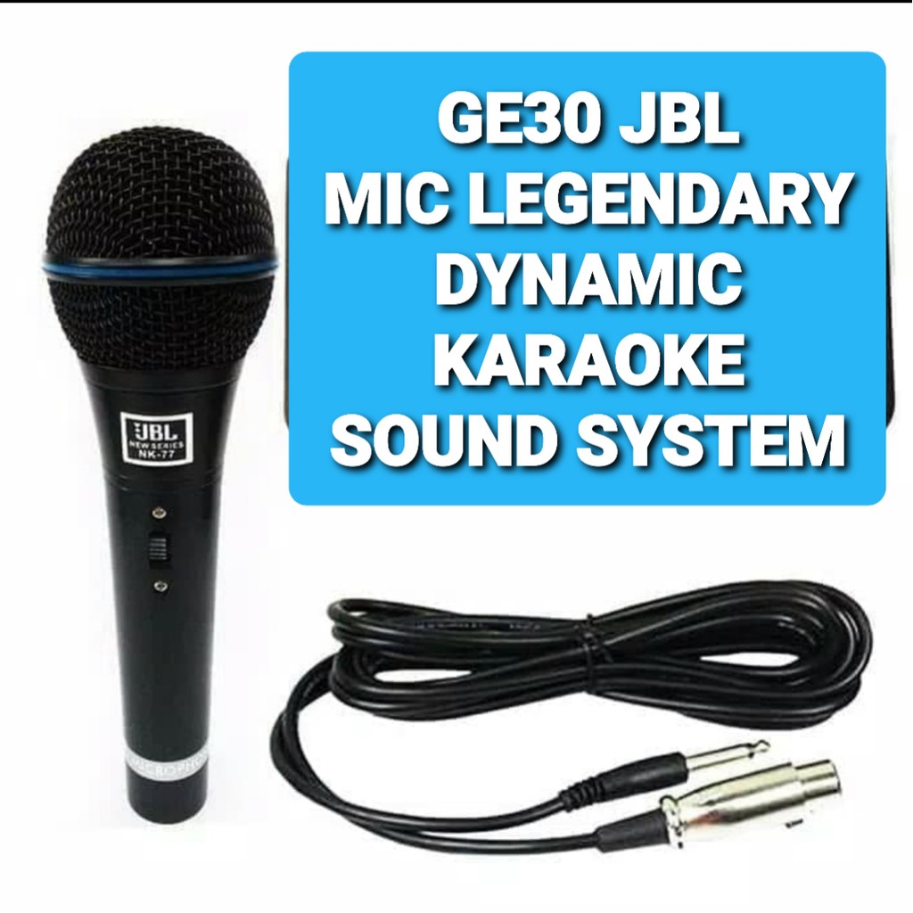 G30 Jbl mic kabel dynamic legendary mik cable karaoke vokal vocal musik Microphone audio sound system pengeras suara pro profesional mikrophone legendaris  BISA DI GUNAKAN DI SEGALA JENIS SOUND SYSTEM TERBUAT DARI BESI metal 1 Mic kabel 4-5 meter  Suara b