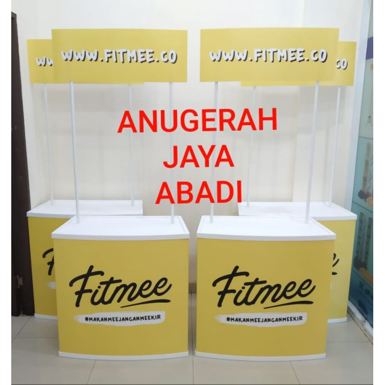 EVENT DESK CETAK / MEJA PAMERAN CETAK / BOOTH PVC CETAK