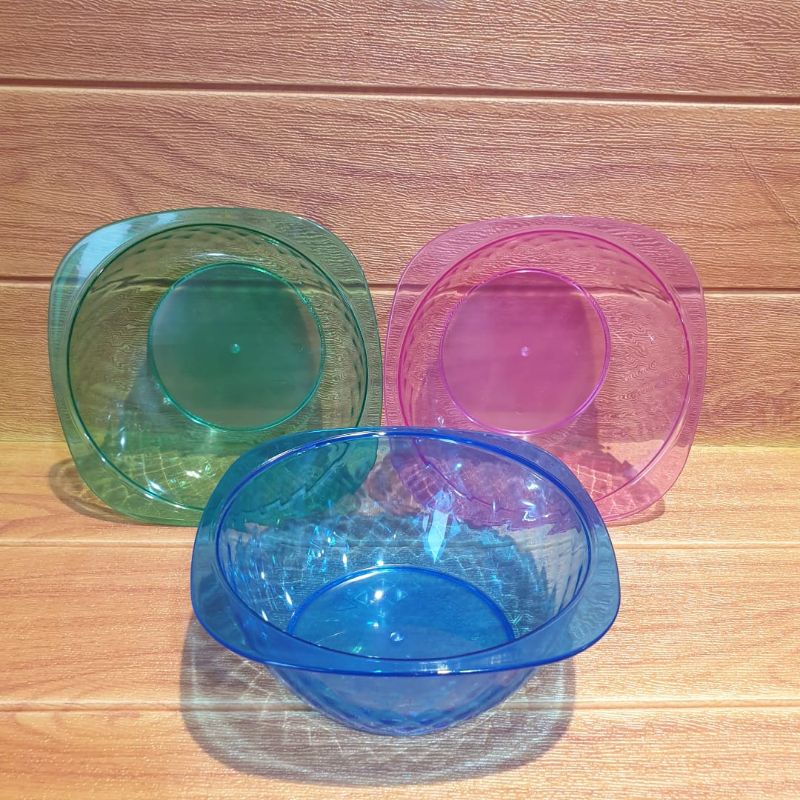 Korean Bowl Transparant / Mangkok Korea Warna / Mangkok Plastik Warna Murah