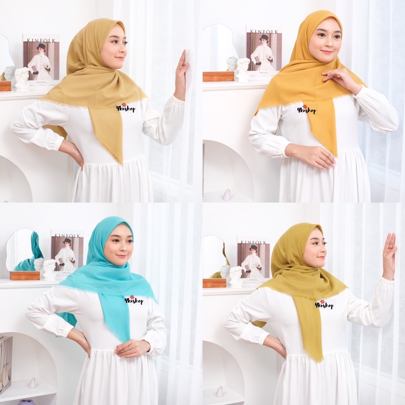 Jilbab Katun Rawis Segiempat Saudia