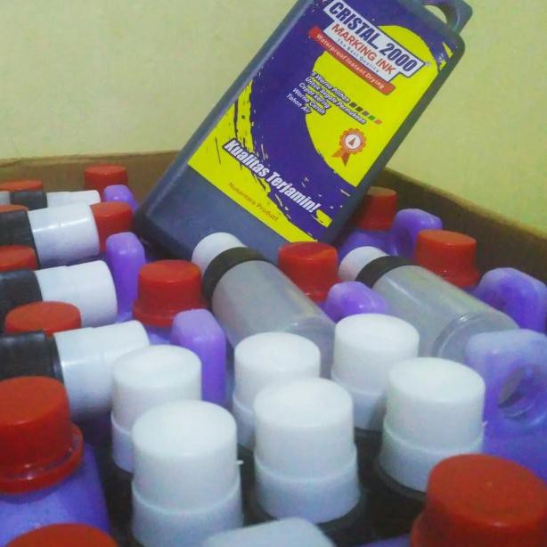 

Tinta Spidol Permanent Karung Refill Cristal 2000 Kemasan 1 Liter - Merah FM- 326>>