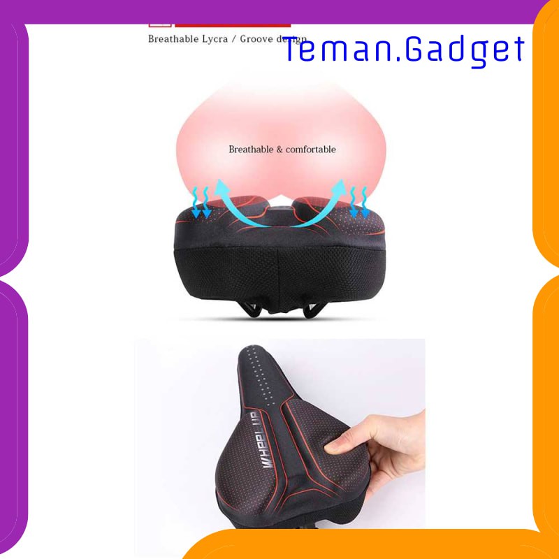 TG-IF212 WHEEL UP COVER JOK SADEL SEPEDA BREATHABLE SILICONE GEL - CH659