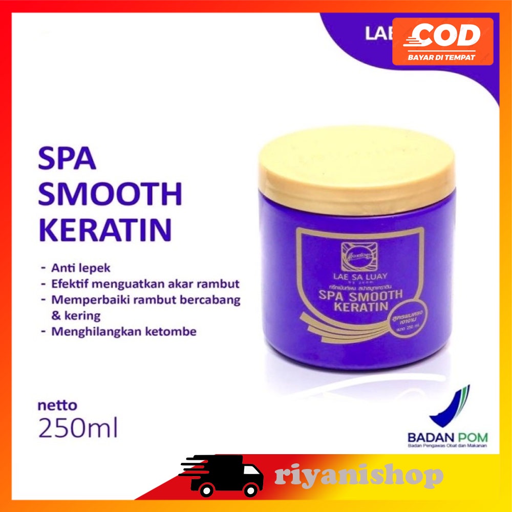 Lea Sa Luay Spa Smooth Keratin Masker Rambut Murah Original