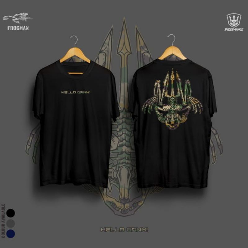 KAOS PREDATORZ HELLO GANK.GRATIS STIKER