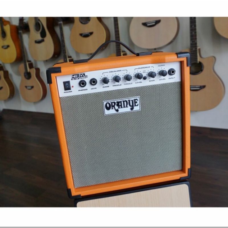 Ampli speaker ORANYE RAF 8 inch clean dan distorsi