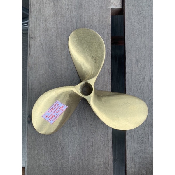 Kipas Perahu Type TS 180 Daun bulat Kuningan asli Kalimantan