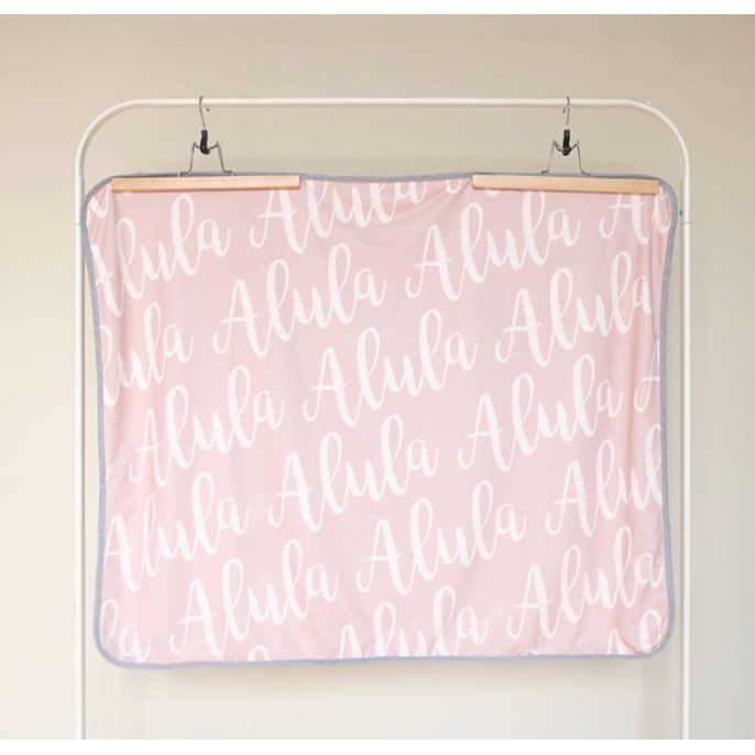 Maison Elmesa Baby Blanket Selimut Bayi Selimut Nama Lettering Series