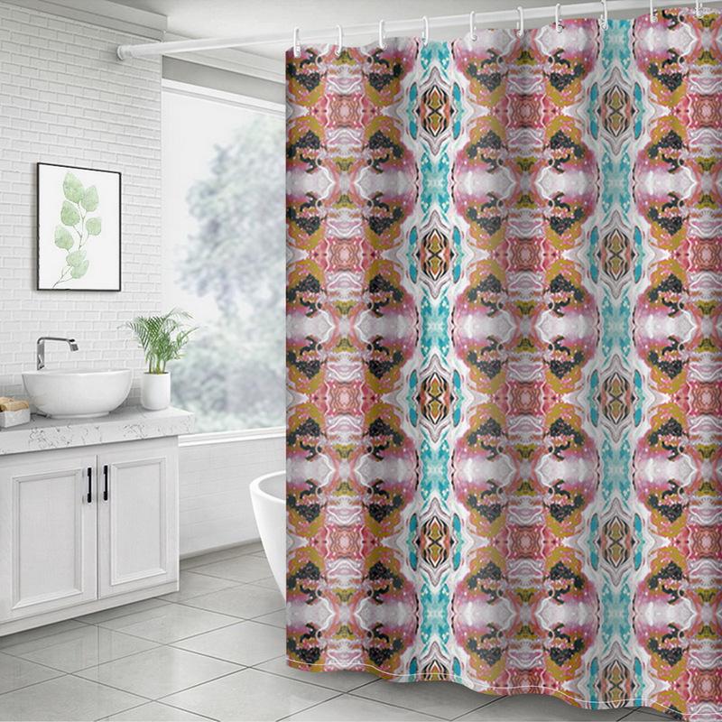 Tirai kamar Mandi PEVA Motif Shower Curtain High Quality Tirai kamar Mandi PEVA Motif Shower Curtain High Quality