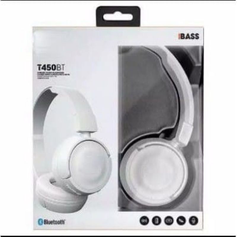 HEADSET HEADPHONE BLUETOOTH  WIRELESS J T450BT