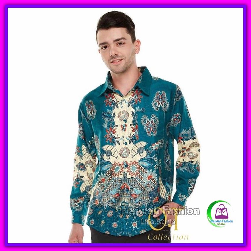 Kemeja Pria Batik Velvet Coklat - Batik Pandawa Tosca Ot
