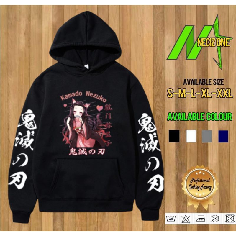 NEZUKO KAMADO ANIME JEPANG HOODIE FASHION WANITA KARAKTER ANIME DEMON SLAYER KEREN