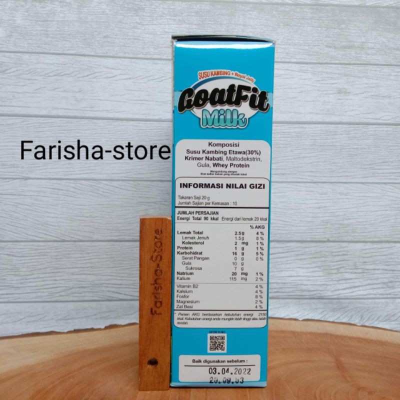 

susu kambing GOATFIT MILK serbuk original