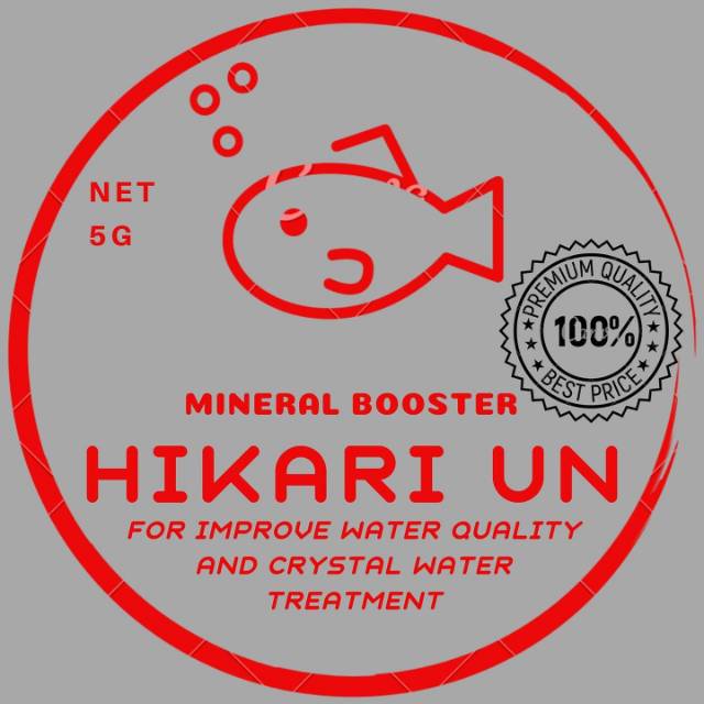 Bubuk Penjernih Air-PH Balance Aquarium - MINERAL BOOSTER HIKARI UN