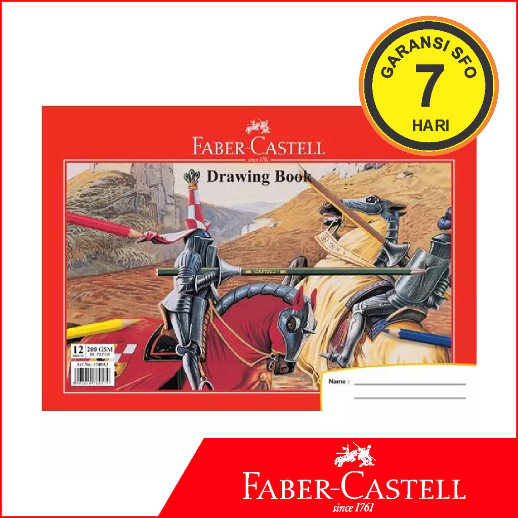 

Buku Gambar A3 Faber Castell 12 lembar