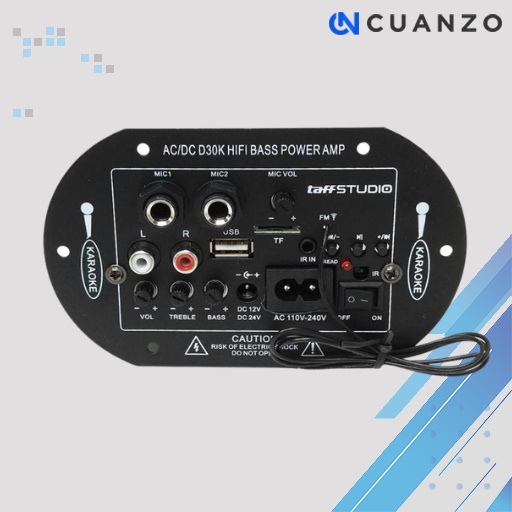 Amplifier Board Audio Bluetooth Subwoofer DIY 35W / Amplifier Board Karaoke Audio Bluetooth Usb Fm Radio Tf Player Subwoofer Stereo Booster / Kit Power Amplifier Bluetooth Stereo Aktif Mono Class D / Board Amplifier Bluetooth Subwoofer Super Bass Murah