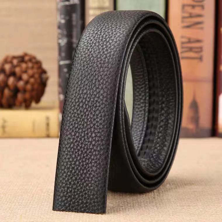 SABUK KULIT PRIA AKSESORIS FASHION PRIA SABUK MEN BELT GESPER PRIA IKAT PINGGANG SILVER