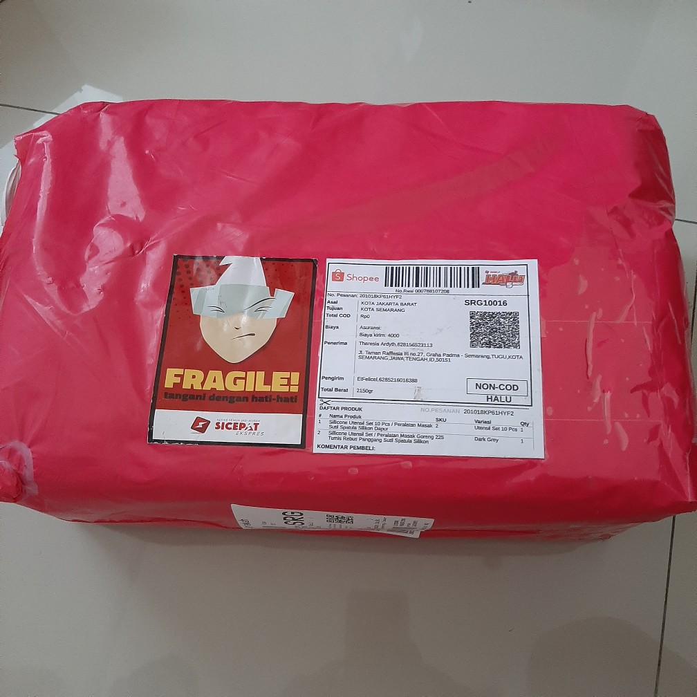 Sillicone Utensil Set 10 Pcs / Peralatan Masak Sutil Spatula Silikon Dapur