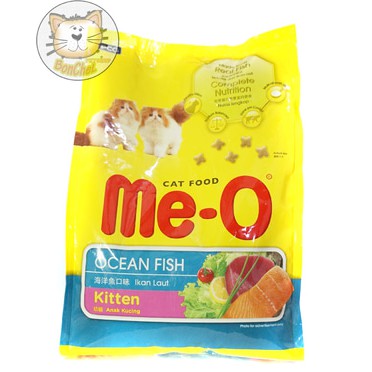 Makanan Kucing Me O Meo Kitten Ocean Fish 1 1kg Shopee Indonesia