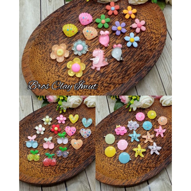 1 Pcs Bros Clay Imut Pin Hijab Lucu Bros Clay Lucu