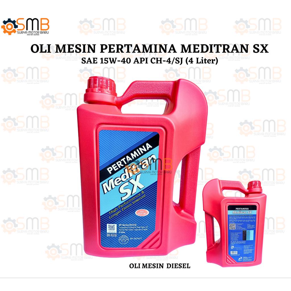 OLI MESIN MEDITRAN SX SAE 15W-40 4 LITER