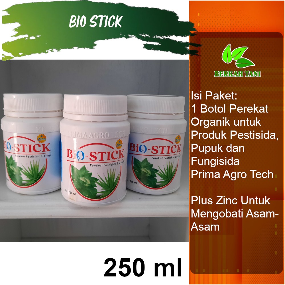 Biostik Biostick 250 ml Surfaktan Perekat Penembus Perata Pestisida Organik