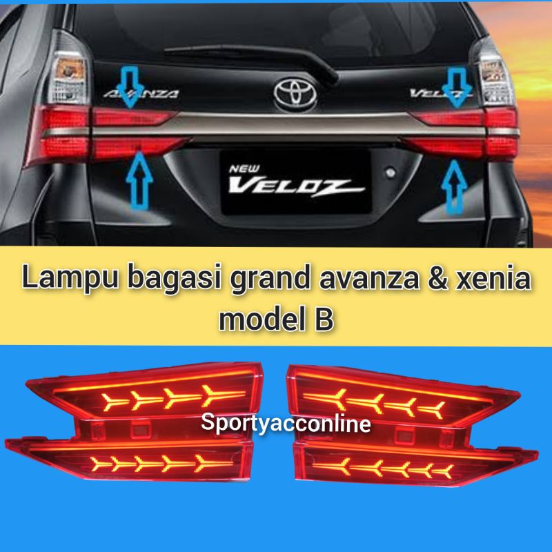 lampu bagasi grand avanza dan xenia 2019 sampai 2021