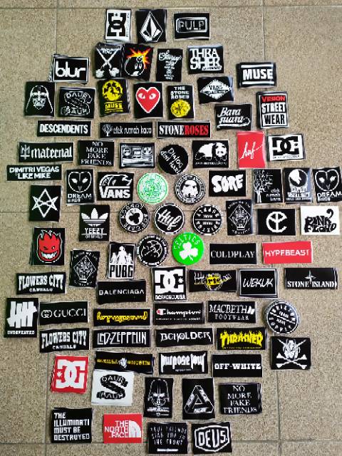 GRATIS ONGKIR Stiker distro BAHAN GRAFTAC/