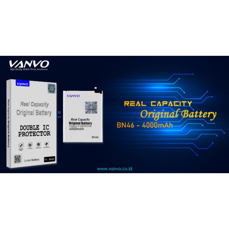 Baterai Battery Original Vanvo Xiaomi Redmi note 5 BN 45  Ori 100 % Baterai Vanvo