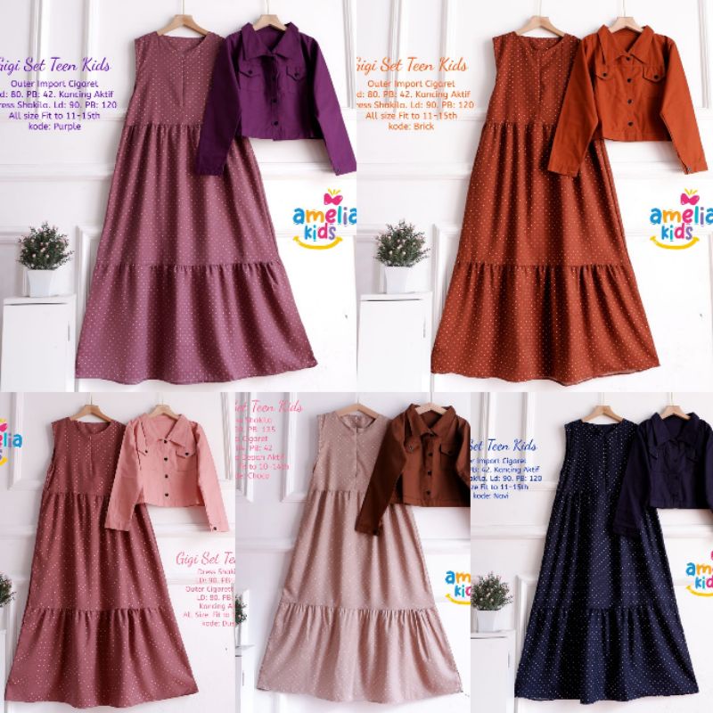 GIGI SET & MALIKA DRESS || ORIGINAL BY AMELIA KIDS