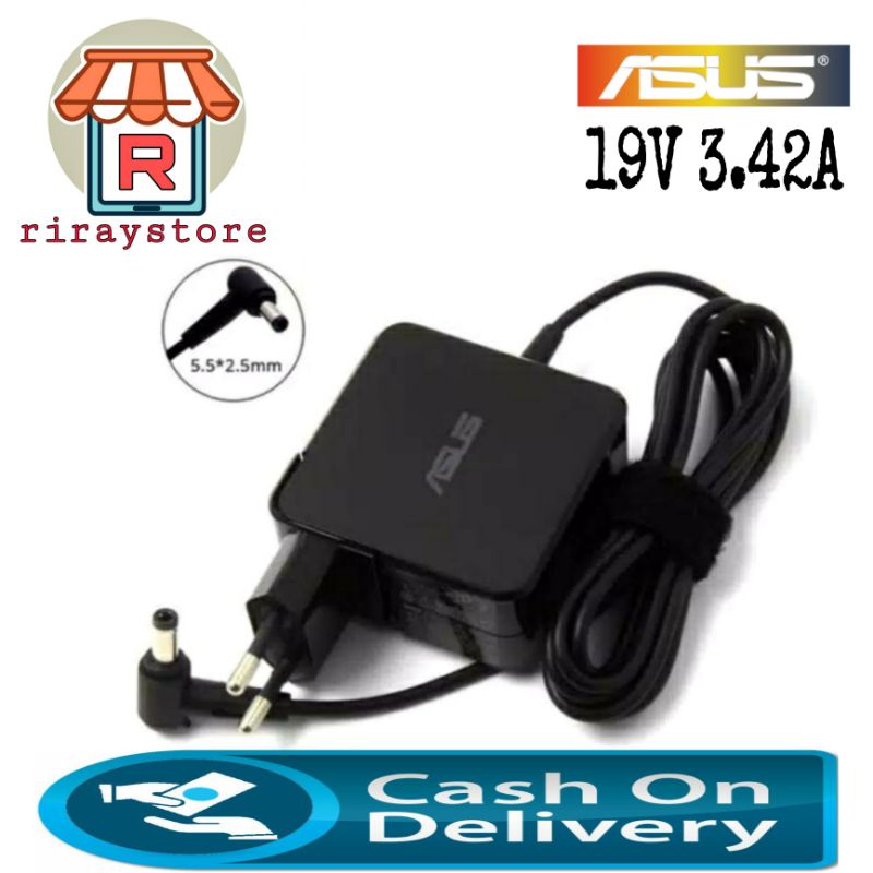 Charger Laptop Asus X450C X451C X453M X453S A455L A46C A46CM K46CM 19V 3.42A Original