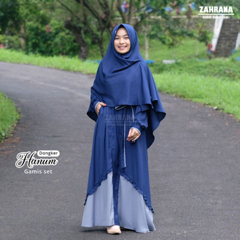 Ready Tanyakan Stok Gamis Hanum By Zahrana - Kain Torino Jasmine