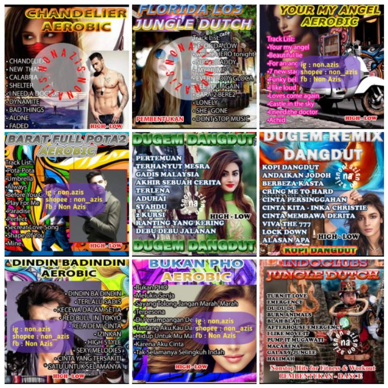 SALE CD audio SENAM edisi BL / Aerobik GROSIR & ECER