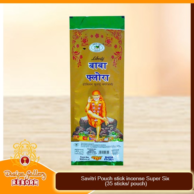 Dupa/Hio Wangi Harum India Savitri Pouch stick incense Super Six