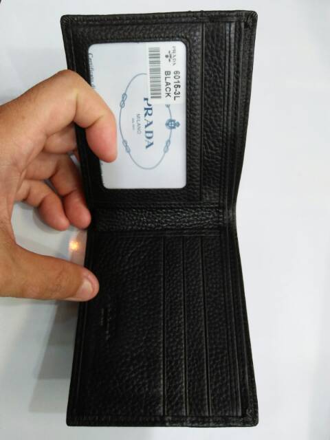 Dompet cowok pendek lipat import kulit asli