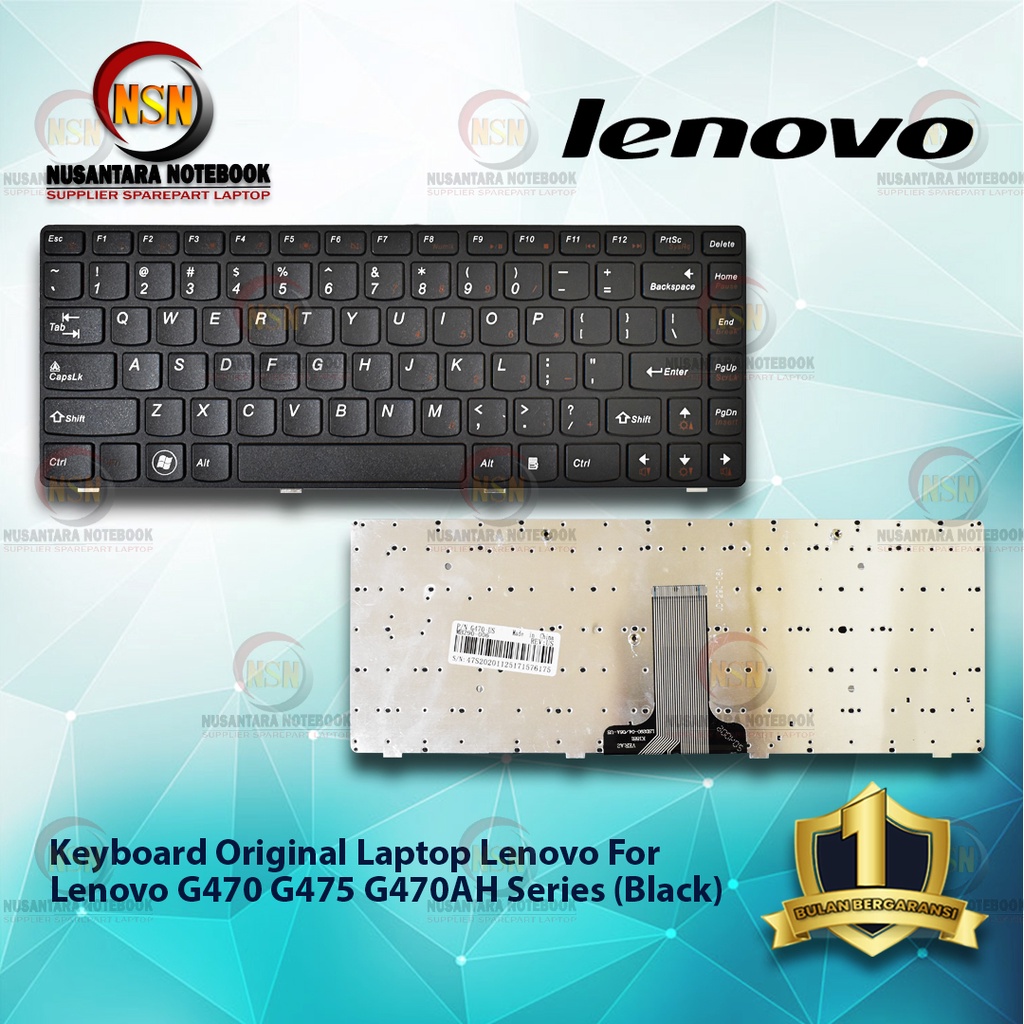 Keyboard Laptop Lenovo G470 G475 G470AH Series