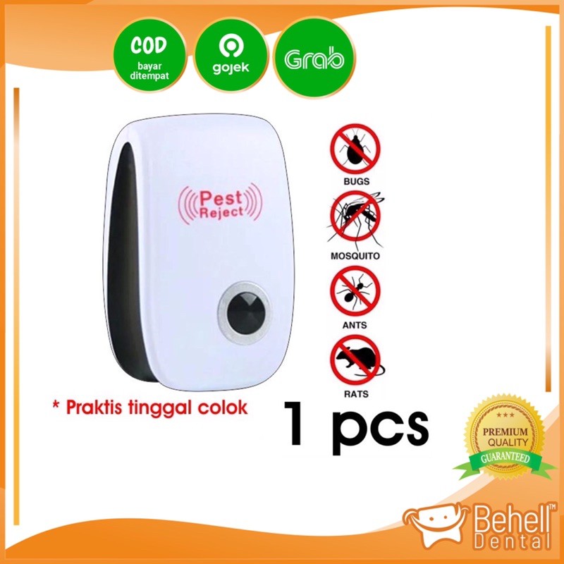 ORI ALAT PENGUSIR NYAMUK TIKUS KECOA LALAT PEST REJECT PERANGKAP JEBAKAN ULTRASONIC REPELLER RIDDEX