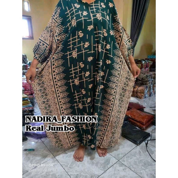 (GROSIR DASTER) Riyana Kaftan Rayon ● Paula Kaftan ● Bara Kaftan ● Kaftan Sari Bilbina SUPER Jumbo Big TERLARIS BUNDA HOME KAFTAN | BAHAN RAYON SUPER GRADE A | RESLETING DEPAN Jois Kaftan Home Daster Jumbo Motif Batik Bahan Rayon Bisa Cod Bunda
