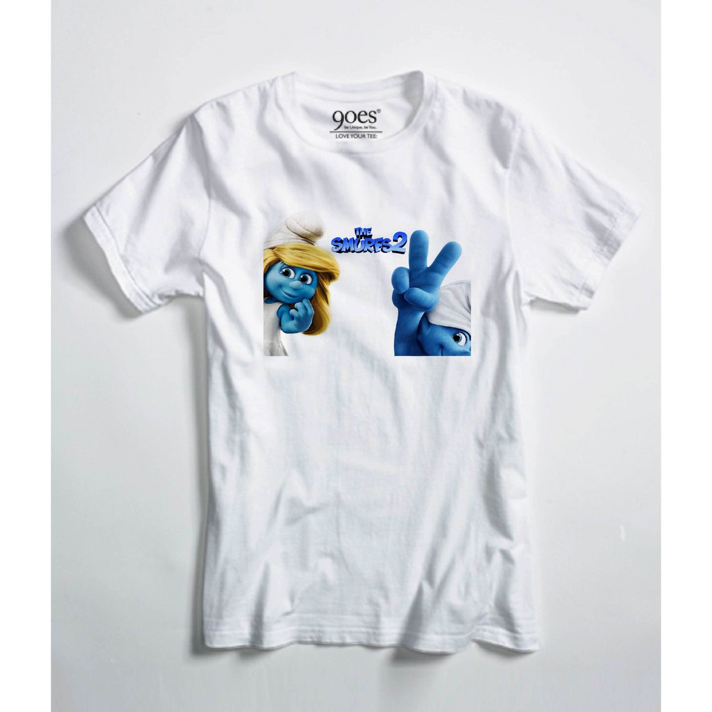 Kaos Anak CEWEK COWOK THE SMURF SMURFETTE Tshirt Bayi Lucu Premium - 14