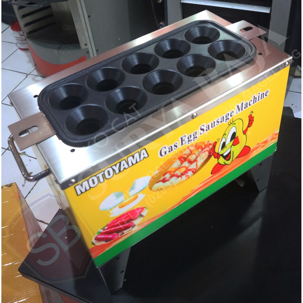 Motoyama Alat Pembuat Sostel Gas 10 Lubang