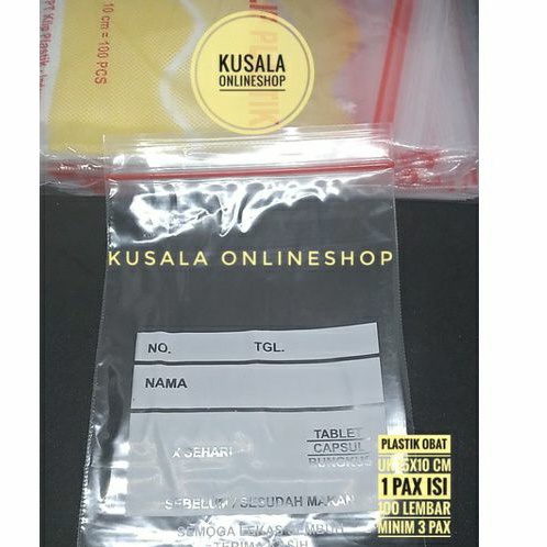 plastik obat/plastik klip/plastik obat15x10/plastik obat jumbo