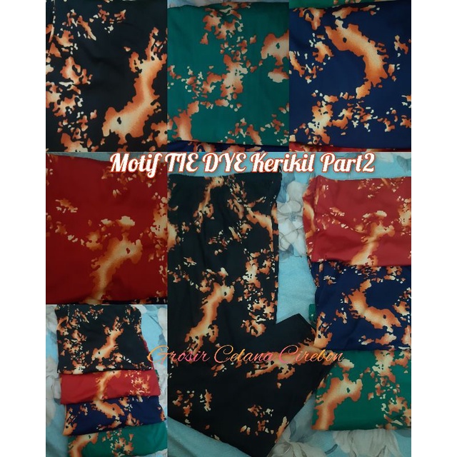 CELANA TIE DYE KERIKIL PART2 JUMBO