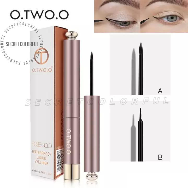 O.TWO.O Eyeliner Liquid Waterproof Long Lasting (A/B)