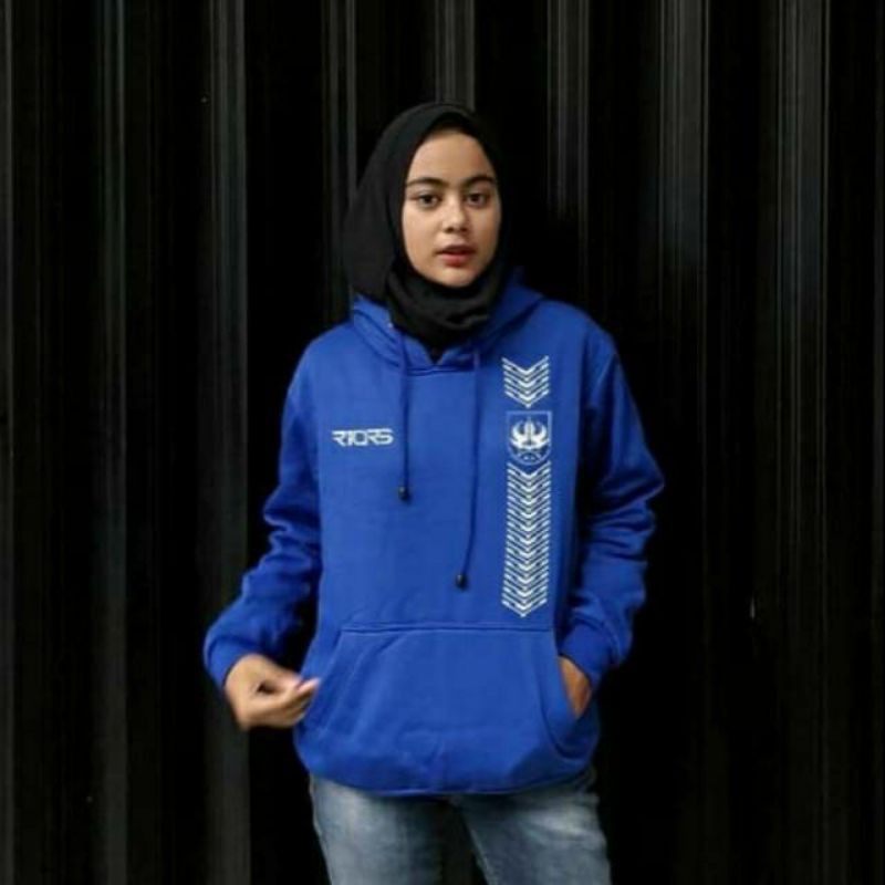 Hoodie sweater custome PSIS semarang bahan cotton fleece-Hoodie PSIS 3