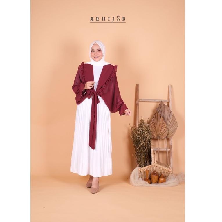 RUFFLE OUTER | outer ceruty | cardigan ceruty | crop outer | cardigan | cardigan crop "SNG.25Au22ᵛ"