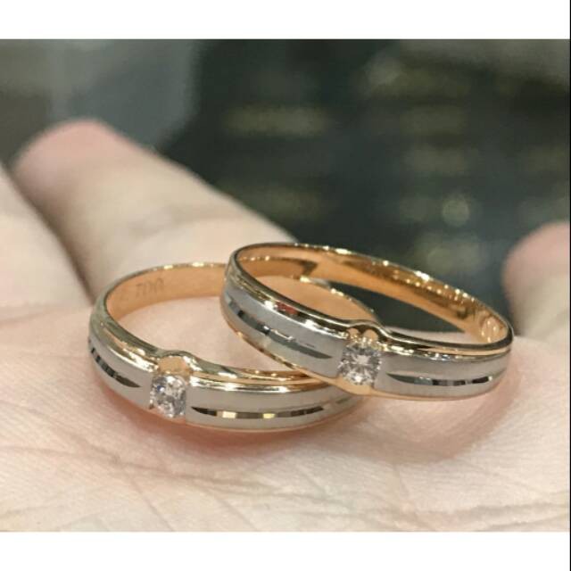 700 Cincin Emas Asli Kadar 70 22 Surabaya Gold Whitegold Kuning Putih Tunangan Nikah Shopee Indonesia