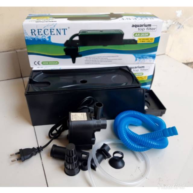 Paket filter aquarium AA- 203K - Mesin aquarium - Mesin filter aquarium - sirkulasi air