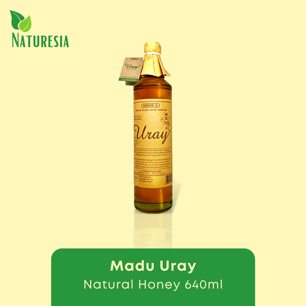 

Uray Madu Uray 875gr 640 ml raw honey organik - Madu urai lebah hutan liar murni asli 100% sehat