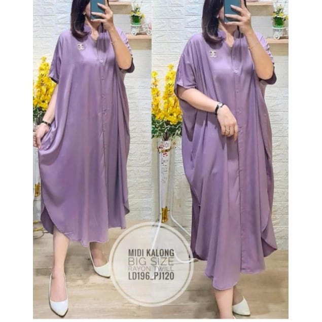MIDI KALONG HOME DRESS RAYON POLOS